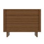 ALMOST PERFECT - Dark Wood Mid Century Chest of 3 Drawers - Emile Sustainable Furniture