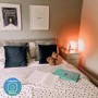 GRADE A2 - White 3 Drawer Bedside Table - Hamilton