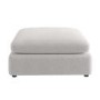 ALMOST PERFECT - Beige Boucle Footstool - Hudson