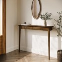 A2/NOA008 ALMOST PERFECT - Small & Narrow Walnut Console Table  - 115cm - Noa
