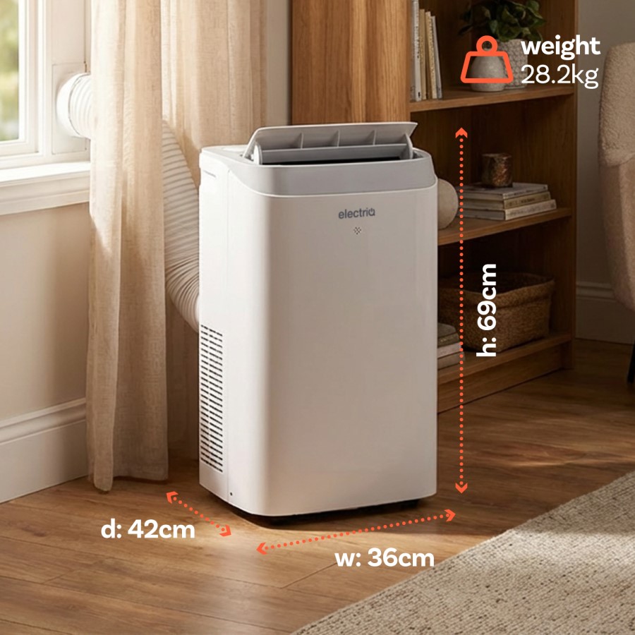 electriQ 12000 BTU Portable Air Conditioner