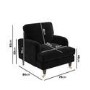 ALMOST PERFECT - Payton Armchair in Sunningdale jet