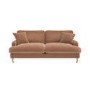 ALMOST PERFECT - Rose Fabric 3 Seater Feather Filled Sofa - Payton Premium