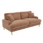 ALMOST PERFECT - Rose Fabric 3 Seater Feather Filled Sofa - Payton Premium