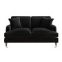 Black Velvet Sofa Set - Payton