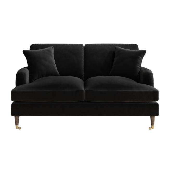 Black Velvet Sofa Set - Payton