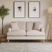 Beige Woven Fabric 2 Seater Sofa - Payton