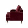 ALMOST PERFECT - Burgundy Velvet Armchair - Payton