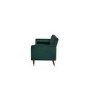 Green Velvet 3 Seater Pull Out Sofa Bed in a Box - Aria