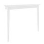 Small & Narrow White Wall Mounted Console Table - Ava
