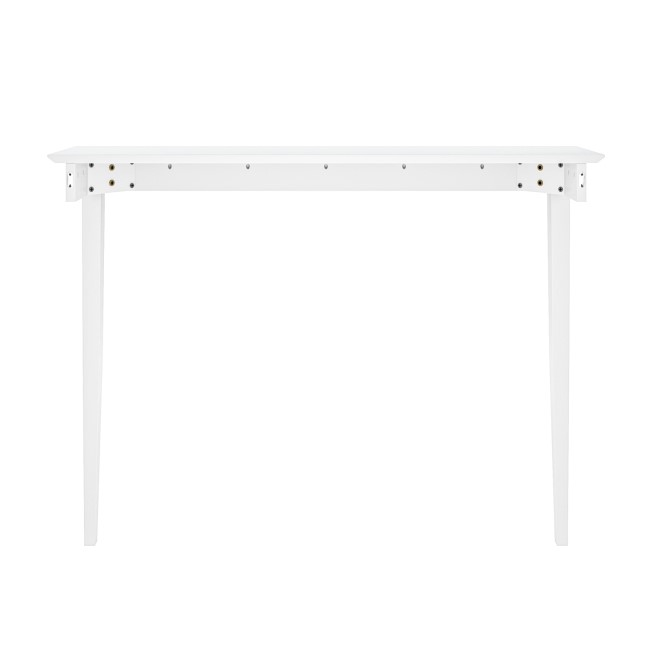 ONLY OPENED - Small & Narrow White Wall Mounted Console Table - Ava