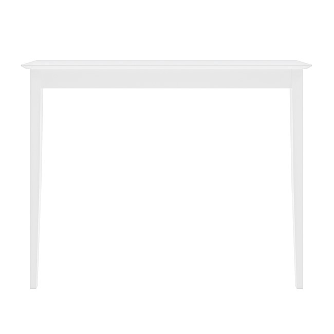 ONLY OPENED - Small & Narrow White Wall Mounted Console Table - Ava