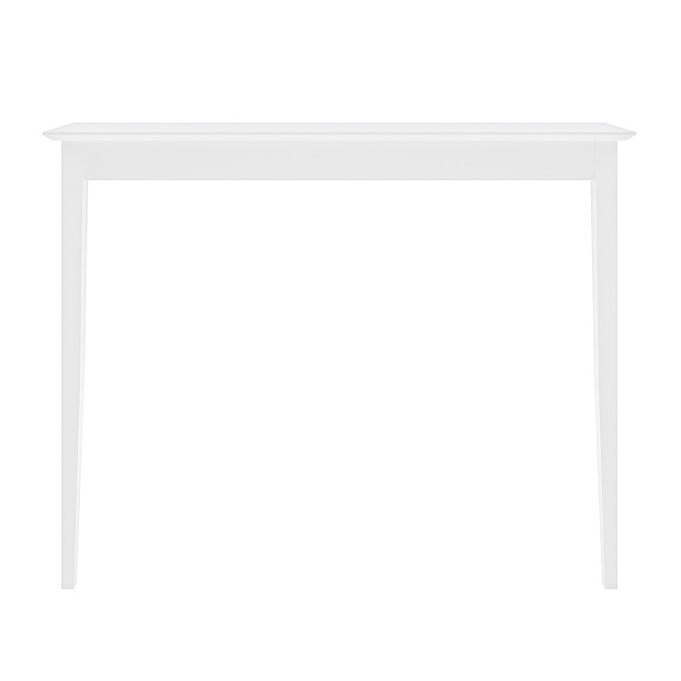 Small & Narrow White Wall Mounted Console Table - 115cm - Ava