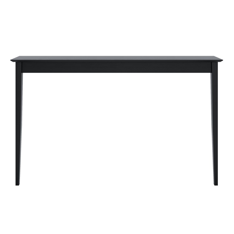 Large & Narrow Black Wall Mounted Console Table - 150cm - Ava