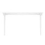 GRADE A1 - Large & Narrow White Wall Mounted Console Table - Ava