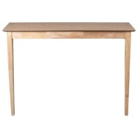 GRADE A1 - Small & Narrow Unfinished Wall Mounted Console Table - Ava