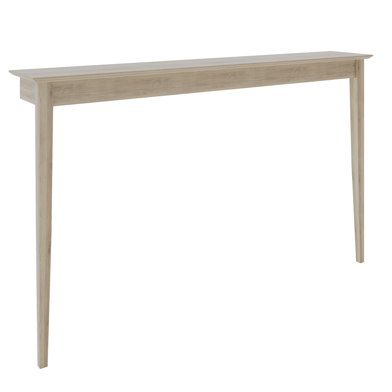 Photo of Large & narrow unfinished wall mounted console table - ava