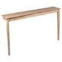 Large & Narrow Unfinished Wall Mounted Console Table - Ava