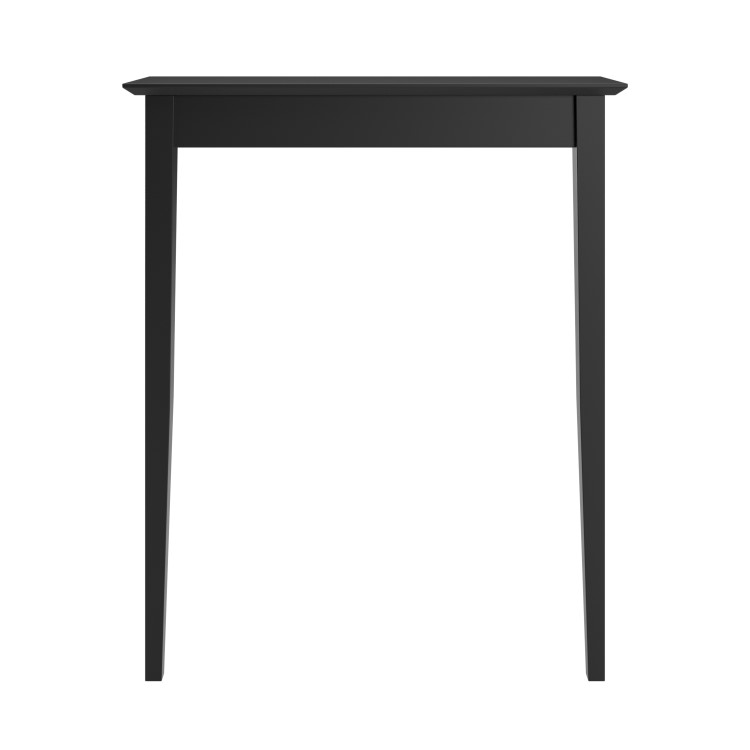 Extra Small & Narrow Black Wall Mounted Console Table - 75cm - Ava