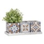Fallen Fruits Portuguese Tiled 3 Square Pots on a Tray