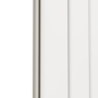 Eco Eleganza White Horizontal Flat Designer Aluminium Radiator 600x750mm Single Panel 2302 BTU