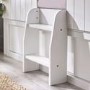 White Mid Sleeper House Bed with Storage Unit - Acorn