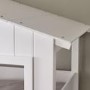 White Mid Sleeper House Bed with Storage Unit - Acorn
