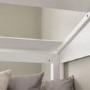 White Mid Sleeper House Bed with Storage Unit - Acorn