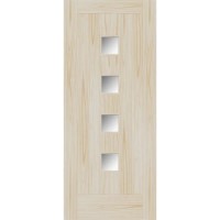 Internal Accoya Door with Opaque Glass - Unfinished - 1981 x 838 x 44mm - Siena Essential - XL Joinery