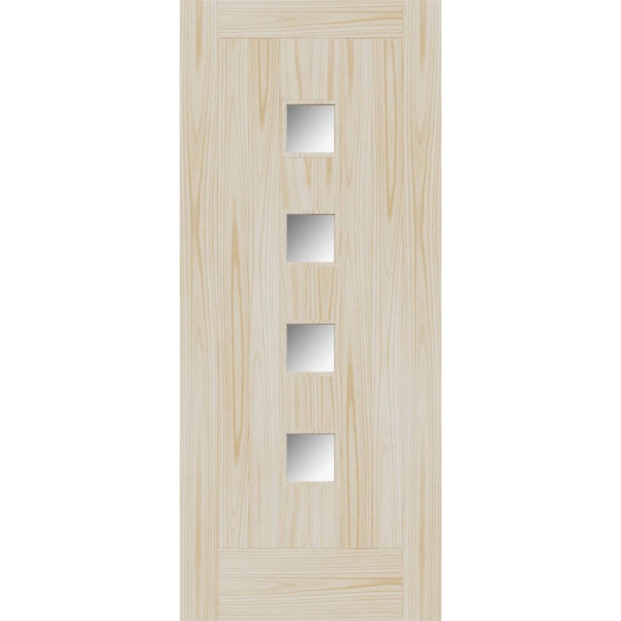 Internal Accoya Door with Opaque Glass - Unfinished - 1981 x 838 x 44mm - Siena Essential - XL Joinery