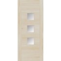 ACTUR33DG External Accoya Door with Frosted Glass - Unfinished - 1981 x 838 x 44mm - Turin Essential - XL Joinery