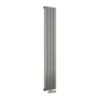 Eco Eleganza Anthracite Vertical Flat Designer Aluminium Radiator 1800x300mm Single Panel 2258 BTU