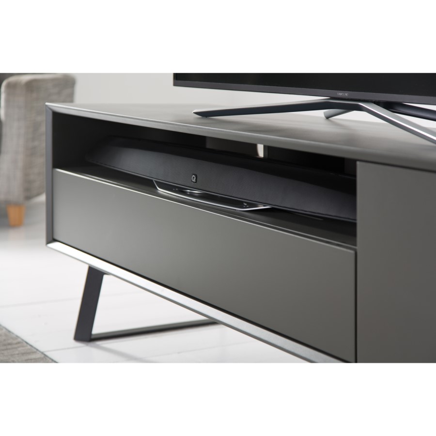 Alphason Soundbar TV Cabinet in Matte Grey