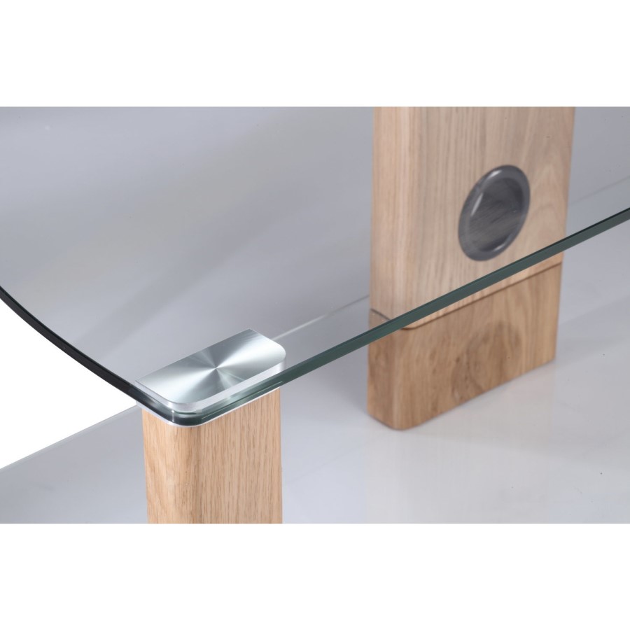 Alphason ADCE1200-LO Century TV Stand for up to 55" TVs - Light Oak