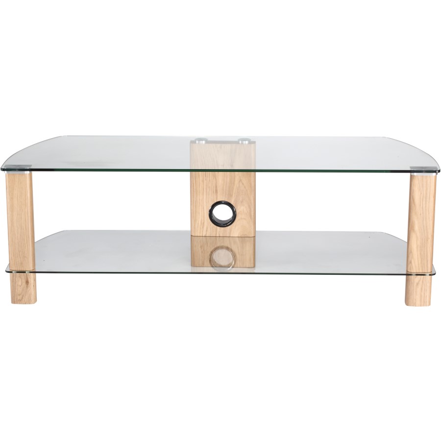 Alphason ADCE1200-LO Century TV Stand for up to 55" TVs - Light Oak