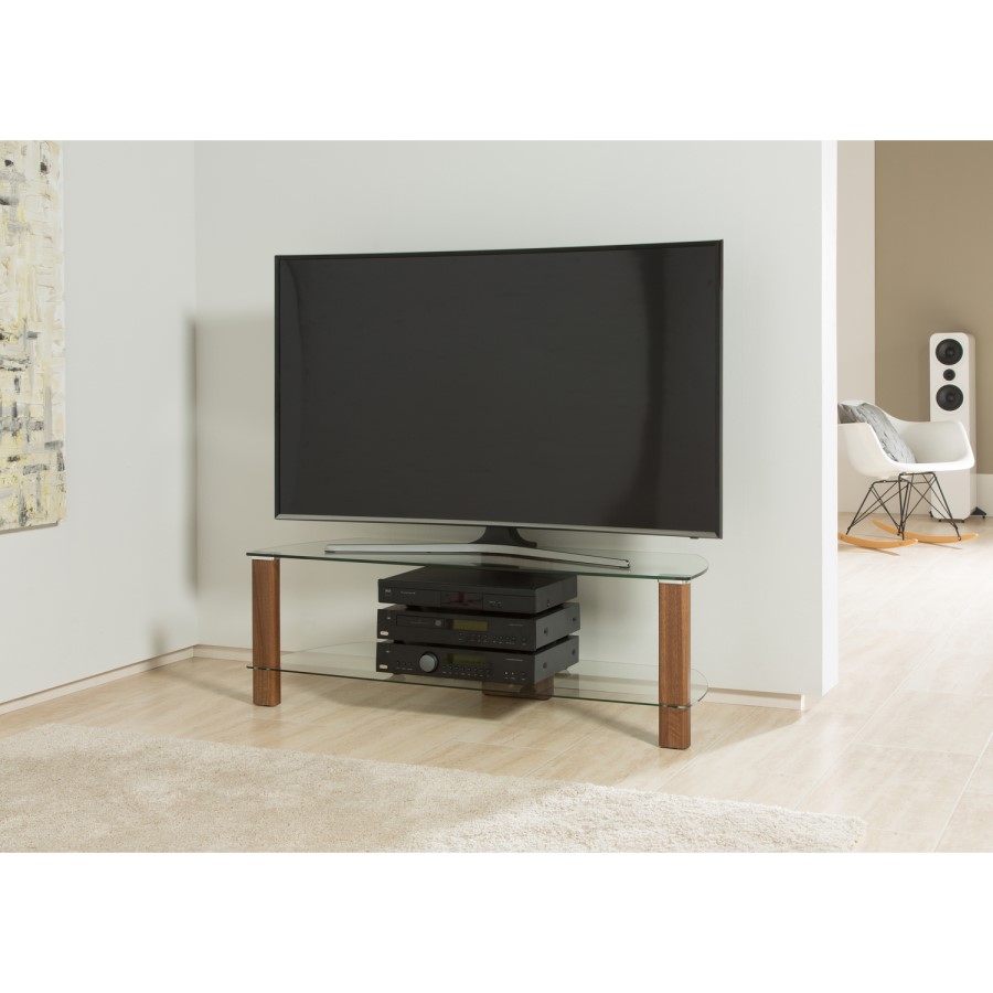 Alphason ADCE1200-LO Century TV Stand for up to 55" TVs - Light Oak