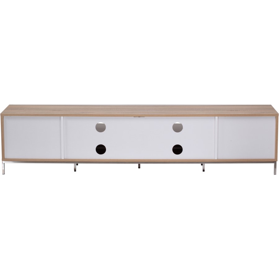 Alphason Chaplin White and Oak Effect TV Unit