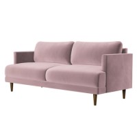 3 Seater Sofa in Purple Velvet - Addison