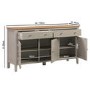 Large Grey & Oak Sideboard with Storage - Adeline