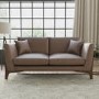 Mink Leather 2 Seater Sofa - Adley