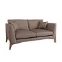 Mink Leather 2 Seater Sofa - Adley