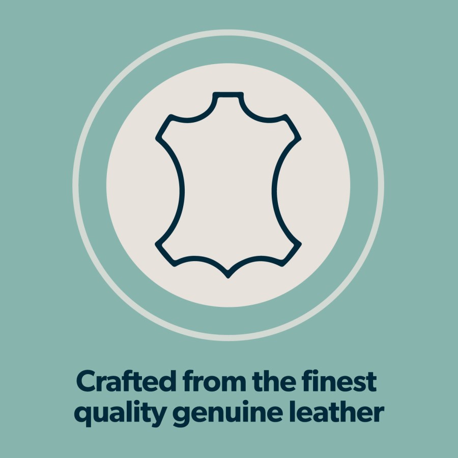 Grey Leather 2 Seater Sofa - Adley