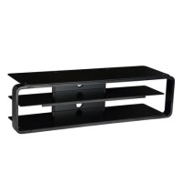 Alphason ADL1400-BLK Lithium 1400 Black TV Stand