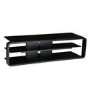 Alphason ADL1400-BLK Lithium 1400 Black TV Stand