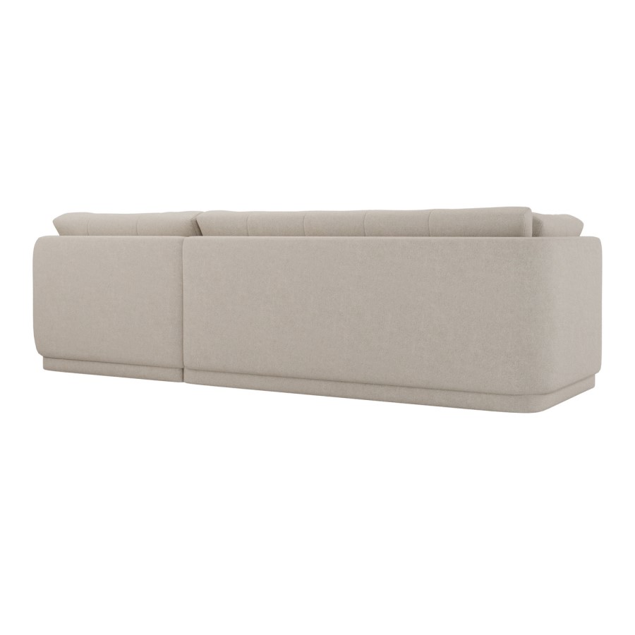 Right Hand Chaise Sofa in Beige - Arden