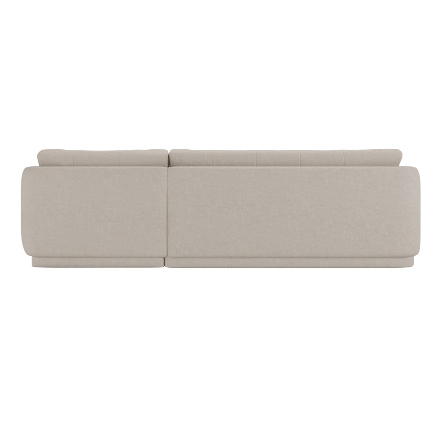 Right Hand Chaise Sofa in Beige - Arden