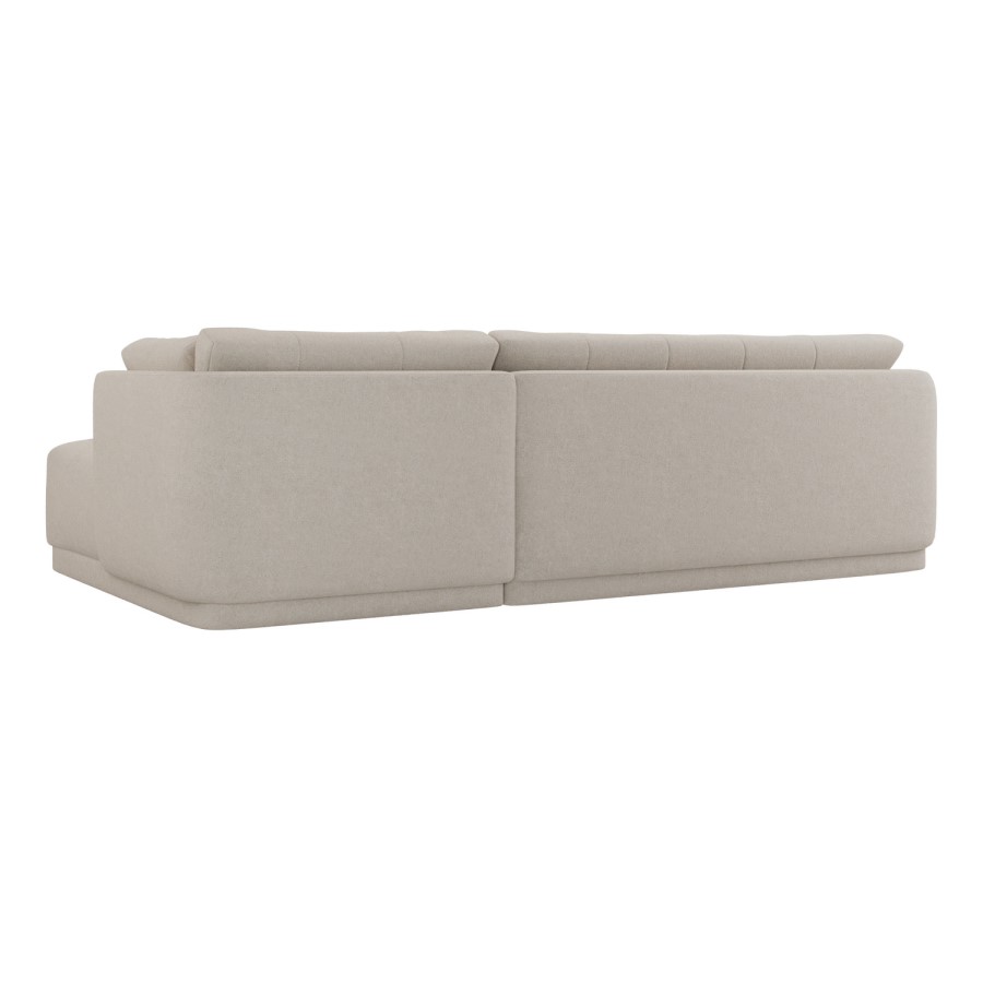 Right Hand Chaise Sofa in Beige - Arden