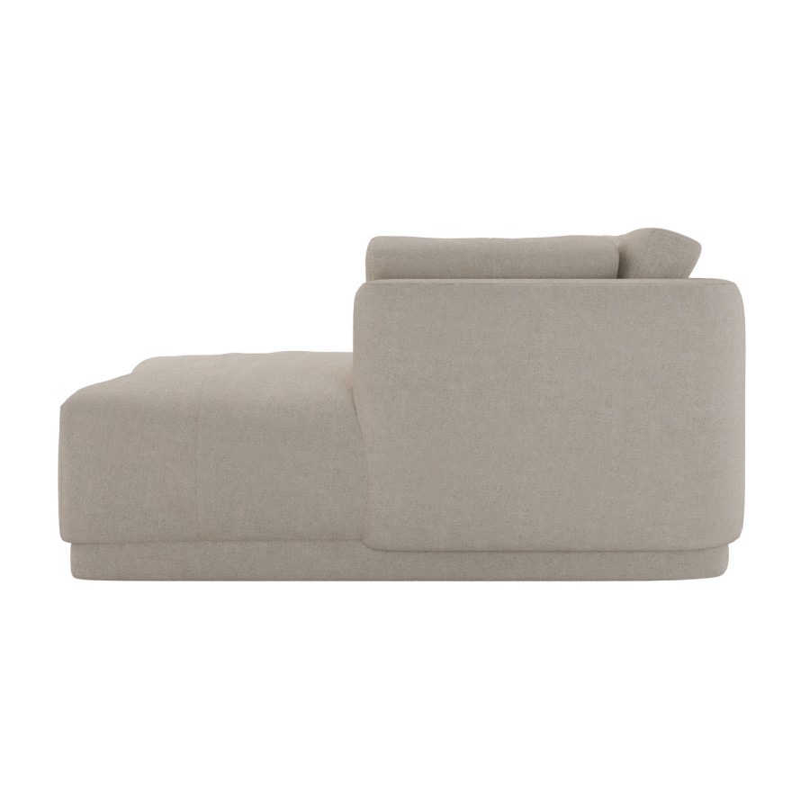 Right Hand Chaise Sofa in Beige - Arden