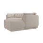 Right Hand Chaise Sofa in Beige - Arden