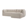 Right Hand Chaise Sofa in Beige - Arden